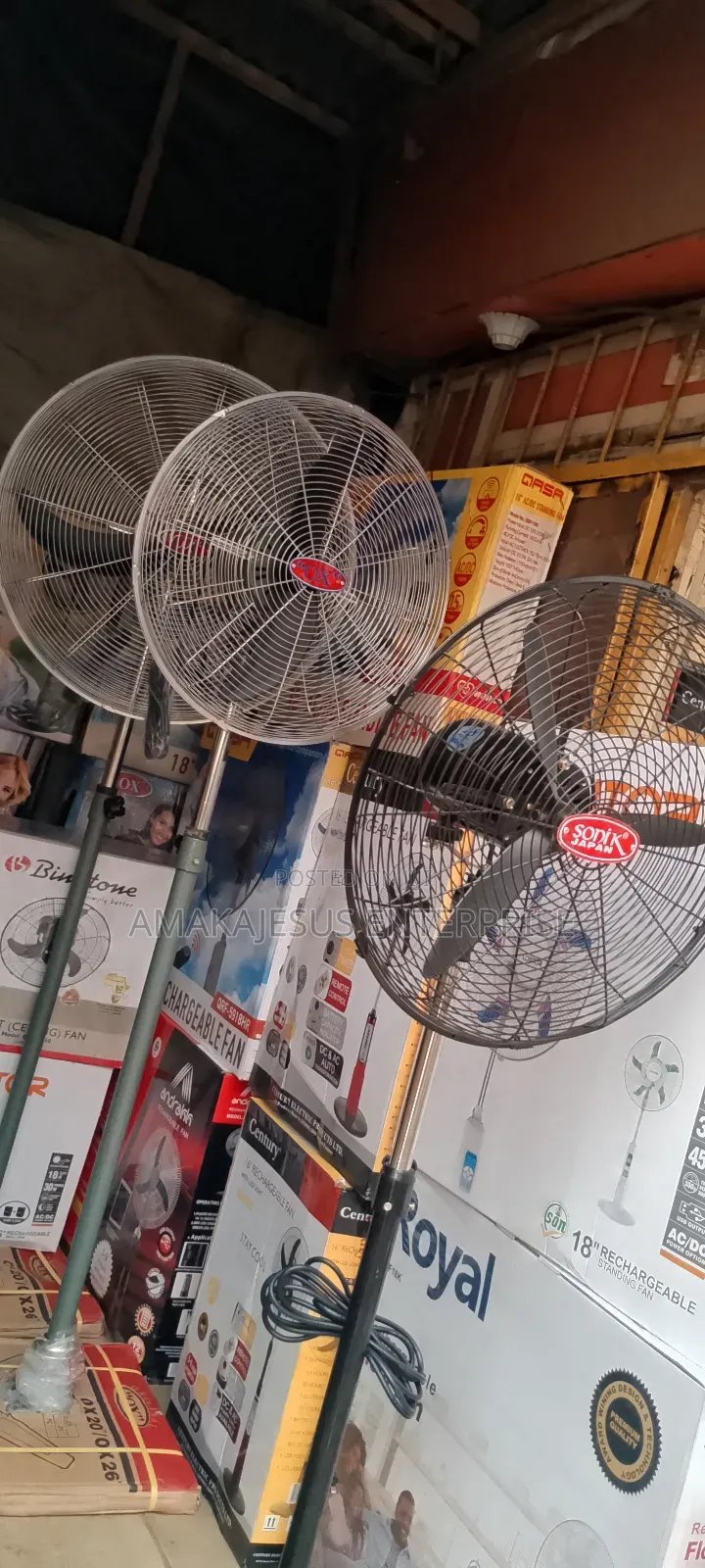 Sonik Powerful 18" Industrial Standing Fan