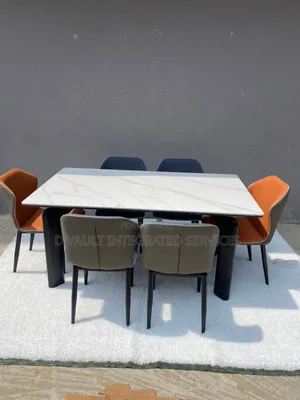 6 Seater Marble Dinning
