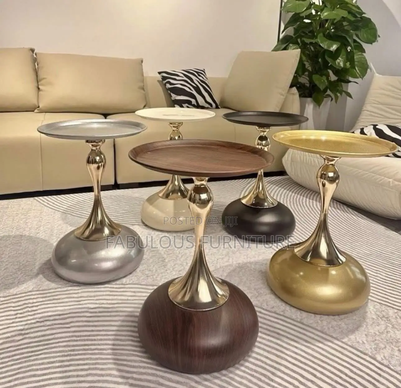 Modern Side Stools That Can Serve as Trays