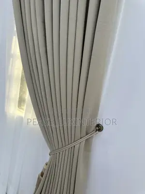High Quality Turkish Cream Beige Curtain