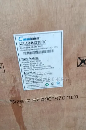 Cworth Energy 20kwh 400ah Lithium Battery – Heavy Duty Long Backup