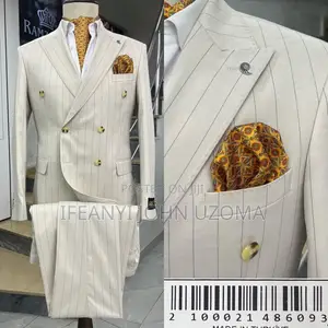 High Classic Luxury Double Breasted Men Suit