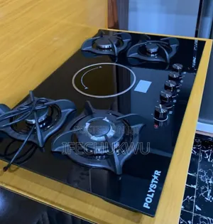 Original High Quality Polystar 4+1 Gas Electric Cooker Hob 60x90cm