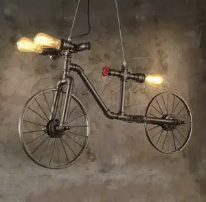 Art Decoration Vintage Bicycle Pendant Chandelier