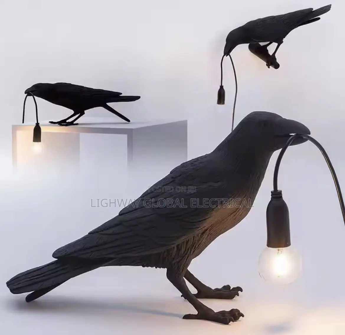 Vintage Resin Licky Crow Bed Wall Bracket