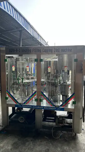8-8-3 Monoblock Washing Filling and Capping Bottle Water Machine
