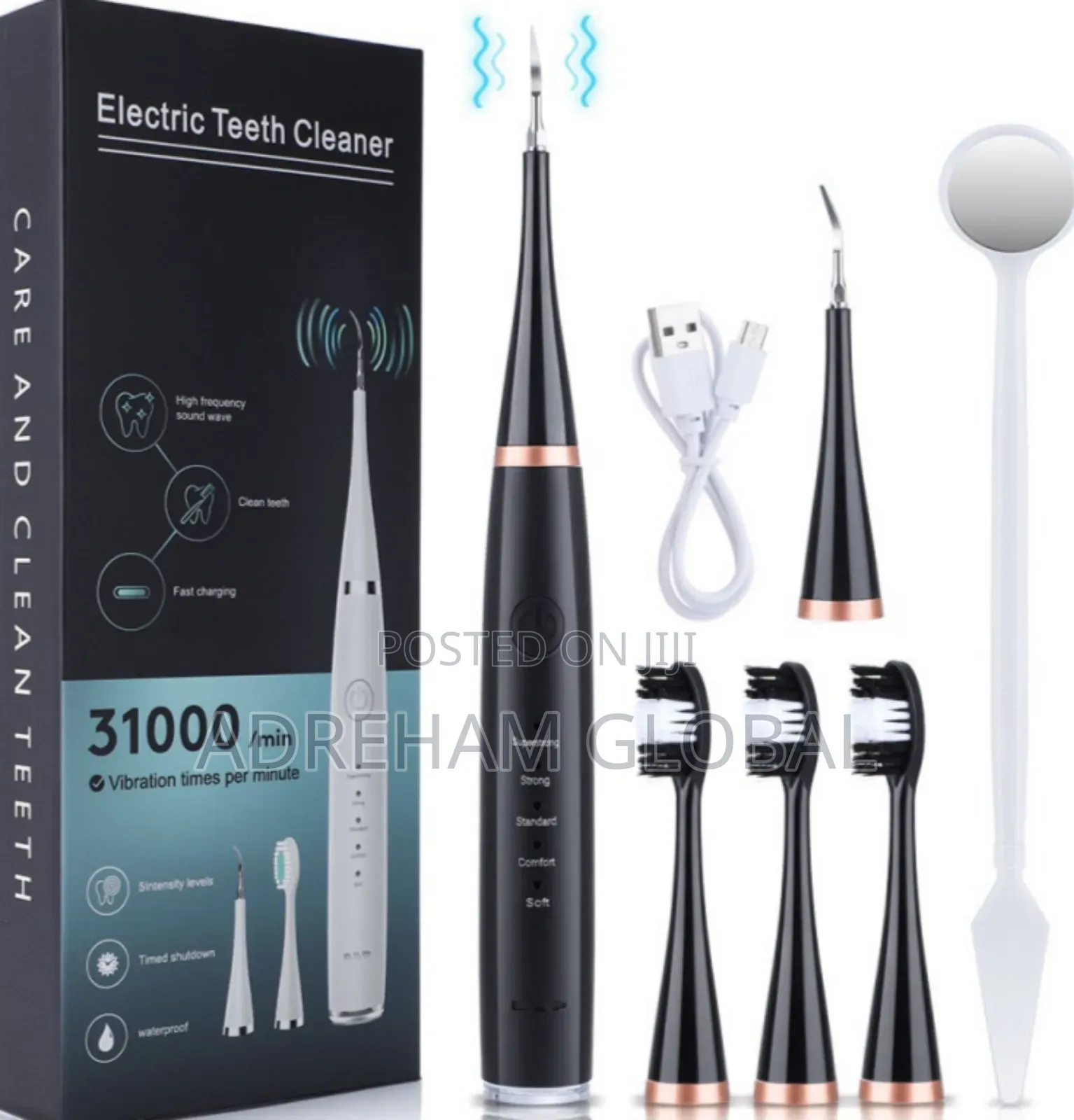 Rechargeable Ultrasonic Dental Calculus Remover,Teeth Whitening,Tartar
