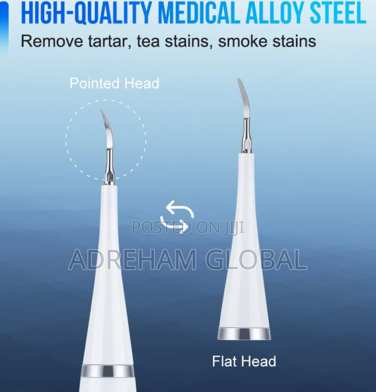 Rechargeable Ultrasonic Dental Calculus Remover,Teeth Whitening,Tartar