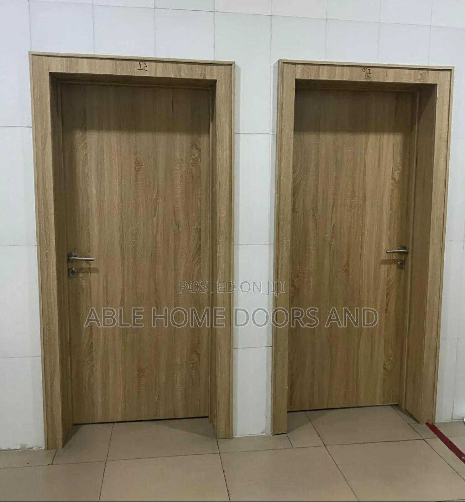 Customer Code HDF Wooden Door Local Made