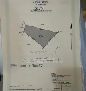 2,992 SQM of Commercial Land 4 Sale at Kaura Axis of Abuja, Nigeria.