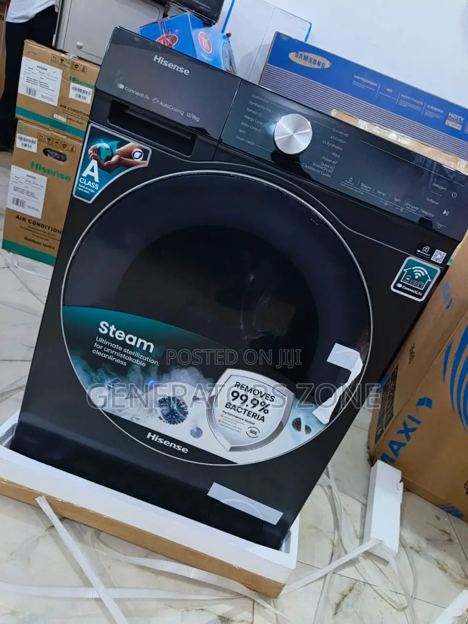 Dual-Function Hisense Wm 5s1245bb-Wd 12/8kg Unit
