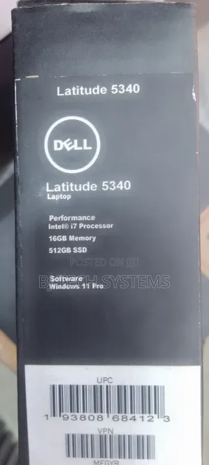New Laptop Dell Latitude 5340 16GB Intel Core I7 SSD 512GB