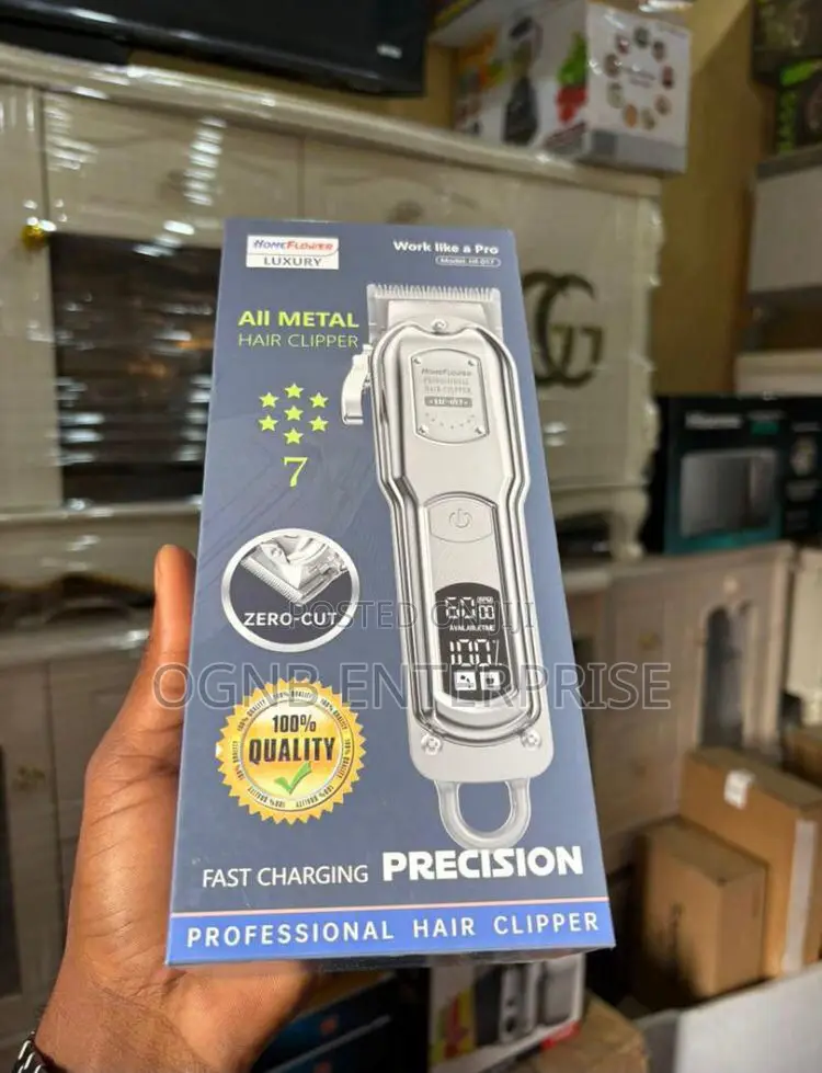 Homeflower Luxury Wireless Metal Clipper Zero Cut