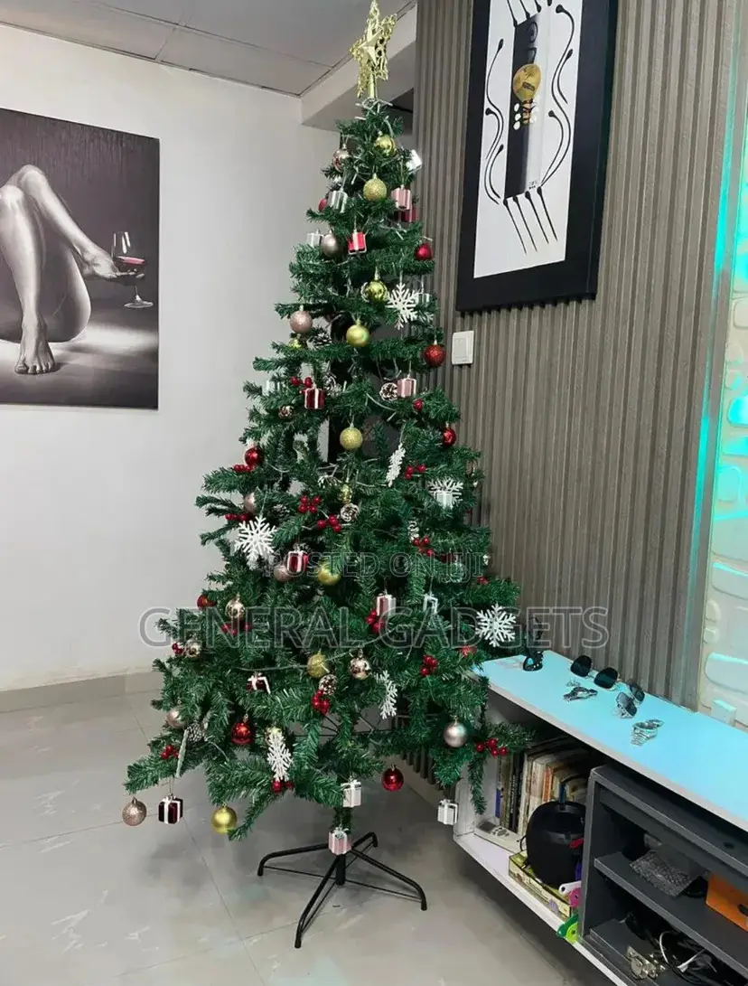 7ft Christmas Tree With Complete Accessories Light