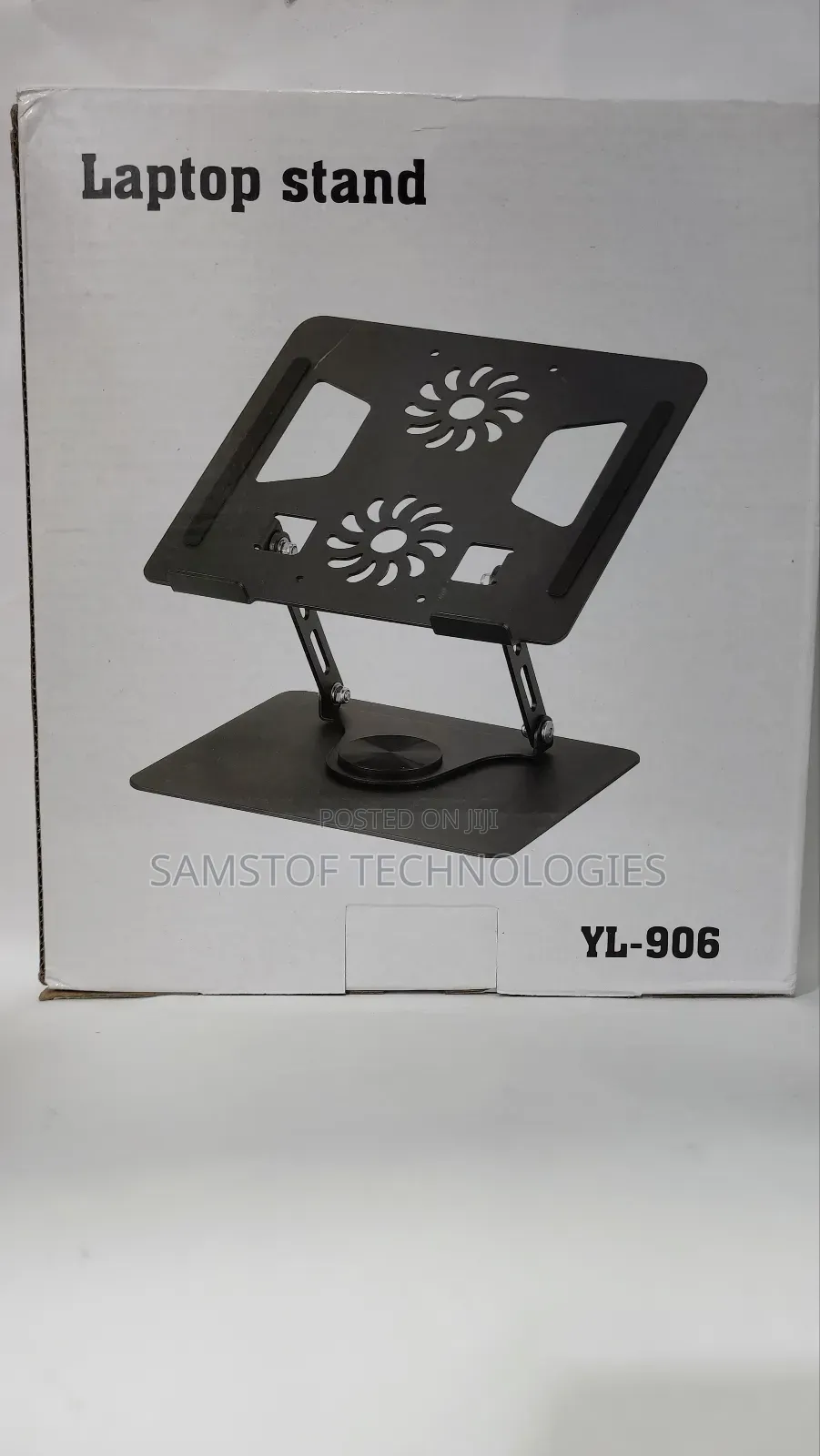 Laptop Stand With Built-in Cooling Fan