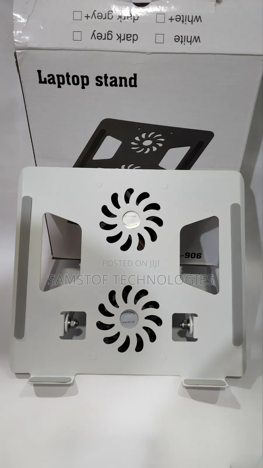 Laptop Stand With Built-in Cooling Fan