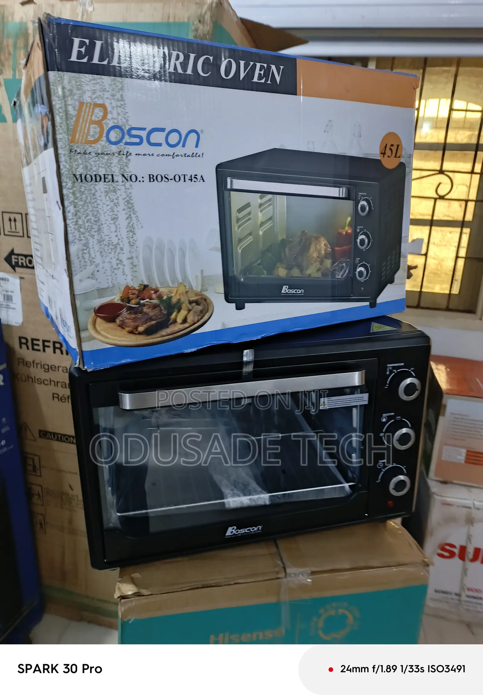 Boscon 45l Oven – Kitchen-ready Electric Unit