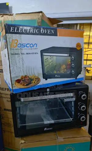 Boscon 45l Electric Oven – Double Heating Rods