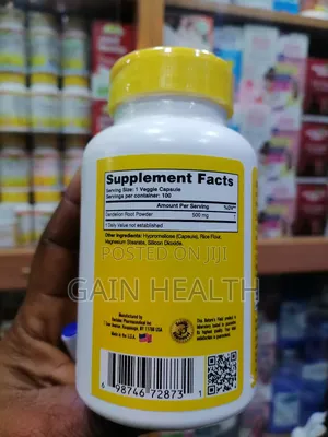 Nature's Field Dandelion Root 500mg