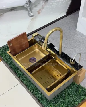 Rich Gold Digital Kitchen Sink