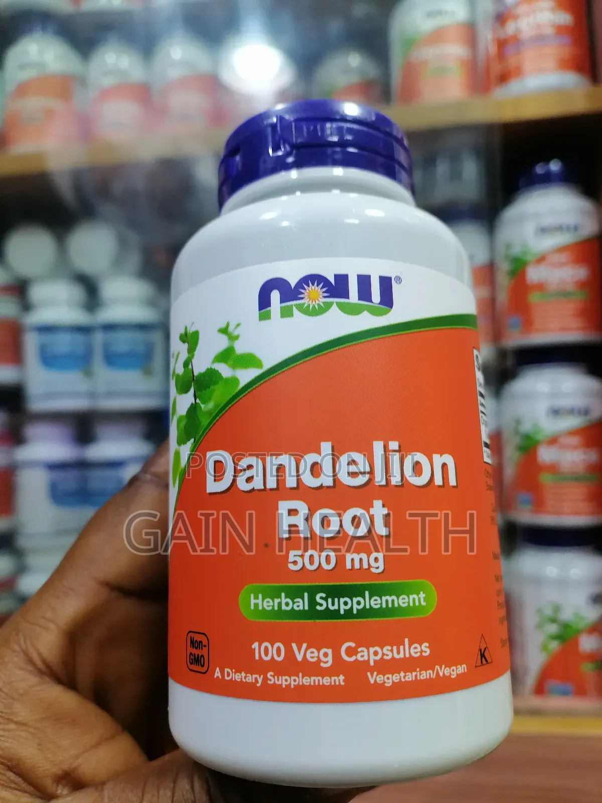 Now Dandelion Root 500mg