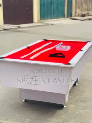 Red Snooker Table