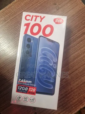 New Itel City 100 128 GB Silver