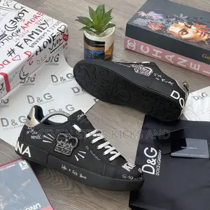 High Grade Quality Dolce Gabbana Graffiti Luxury Men Loafers