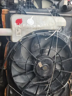 Radiator and Fan and Condenser for Hyundai Elantra. 2022