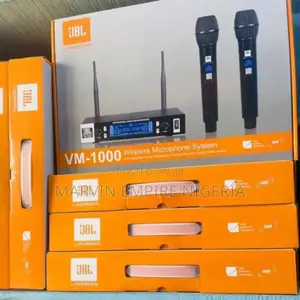 JBL Vm- 1000 Professional Uhf Dual Wireless Microphone System