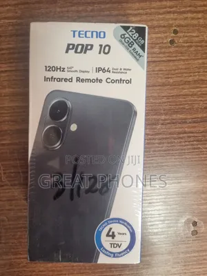New Tecno Pop 10 128 GB