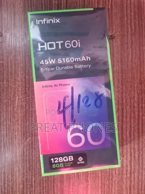 New Infinix Hot 60i 128 GB