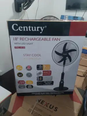 Original Century 18′′ Rechargeable Fan – Affordable Price
