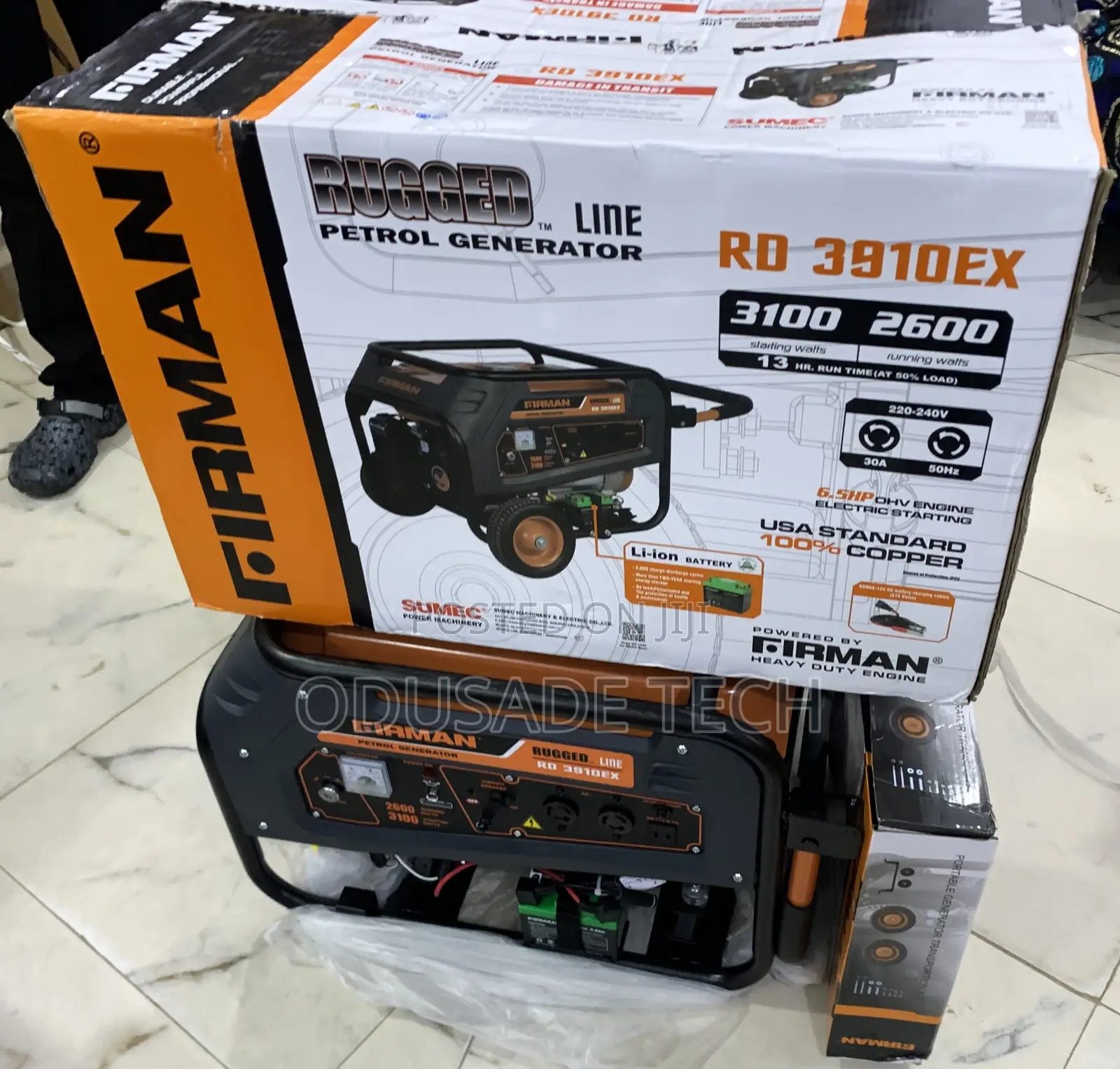 Fuel-Efficient Firman 3.1kva Rd 3910ex Generator