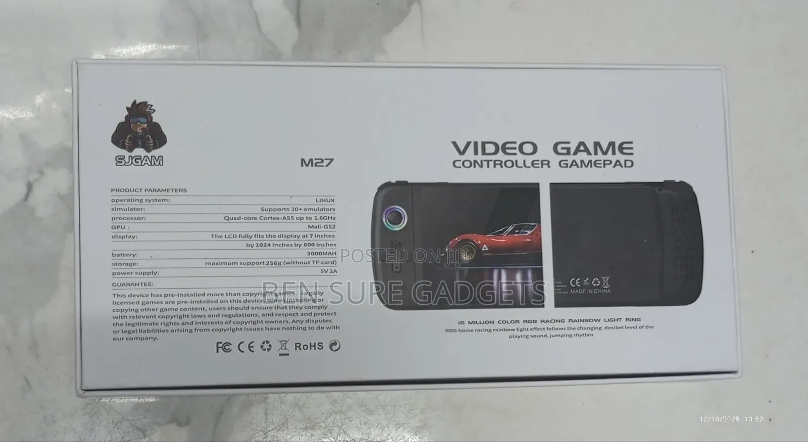 M27 Sjgam Video Game