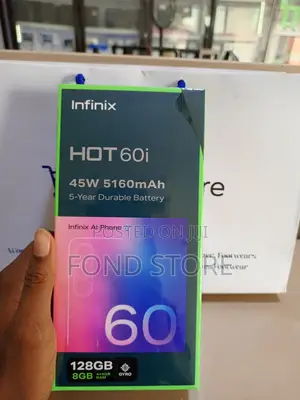 New Infinix Hot 60i 128 GB Black