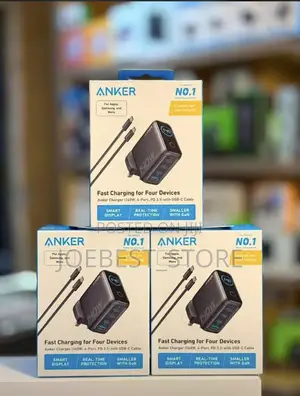 Anker 140w Charger (4-port, Pd 3.1) With Usb-c Cable