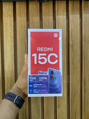 Xiaomi Redmi 15C 4G – Smartphone 6,9'' Dual SIM 4+128 Go Noir Minuit (Garantie 2 Ans)