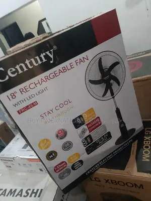 Rechargeable Century 18′′ Fan – Great Value