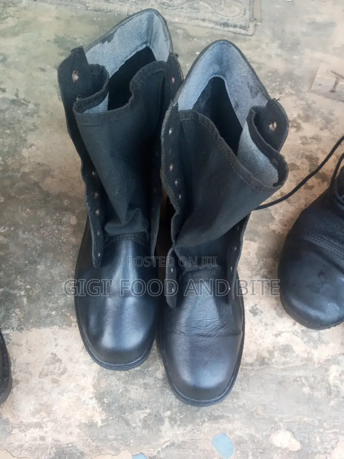 Black Military Boot