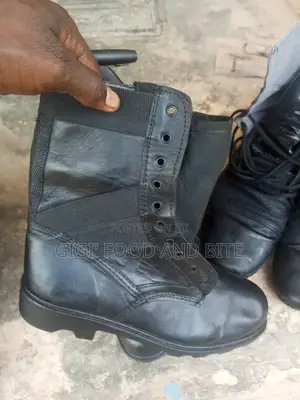Black Military Boot