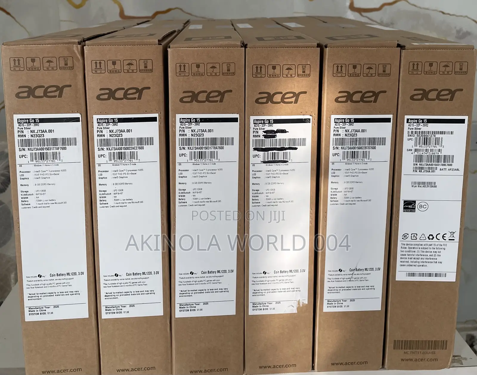 New Laptop Acer 8GB Intel Core 3 SSD 128GB