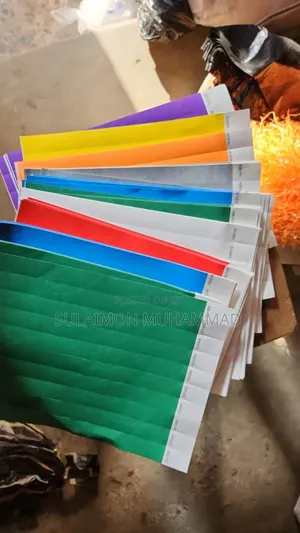 Paper Tag Wrist Band.