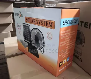 Solar Table Fan and Light