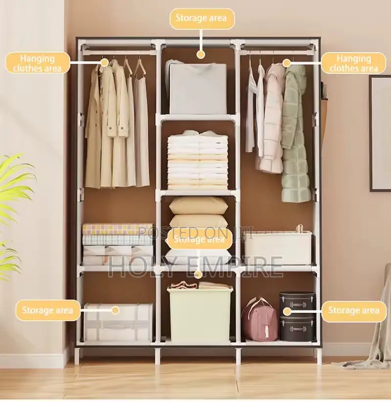 Multi Functional Storage Cabinet Simple Wardrobe Dust-Proof Waterproof