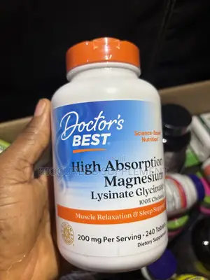 Doctor’S Best Magnesium Lysinate Glycinate 240tablets