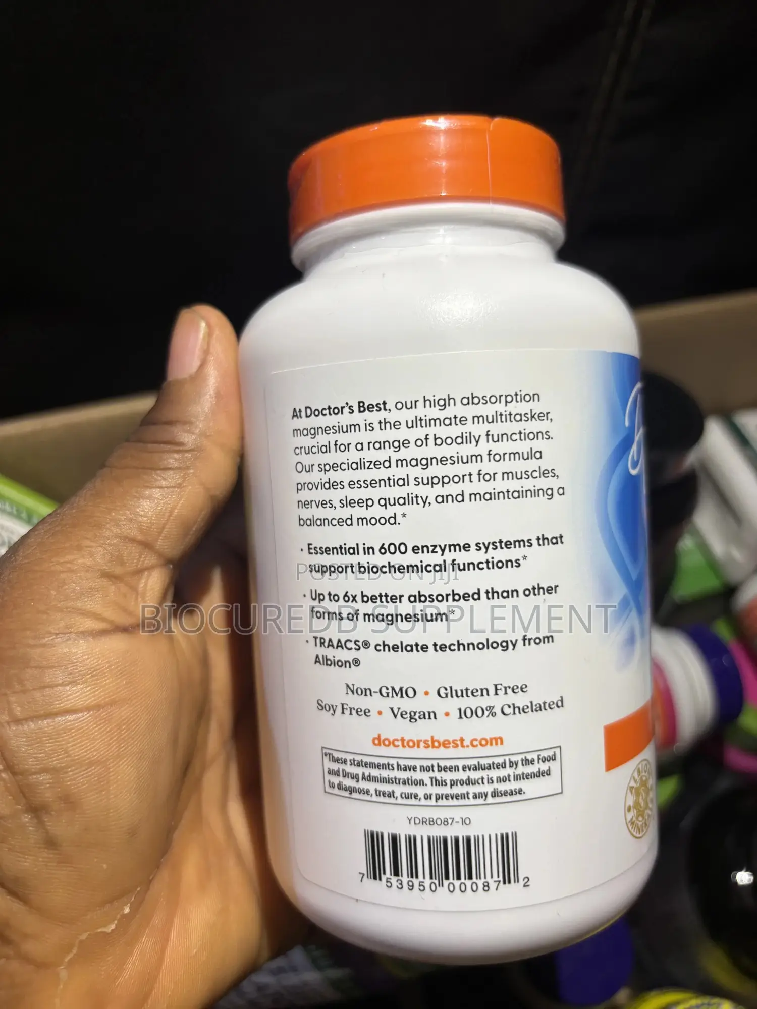 Doctor’S Best Magnesium Lysinate Glycinate 240tablets