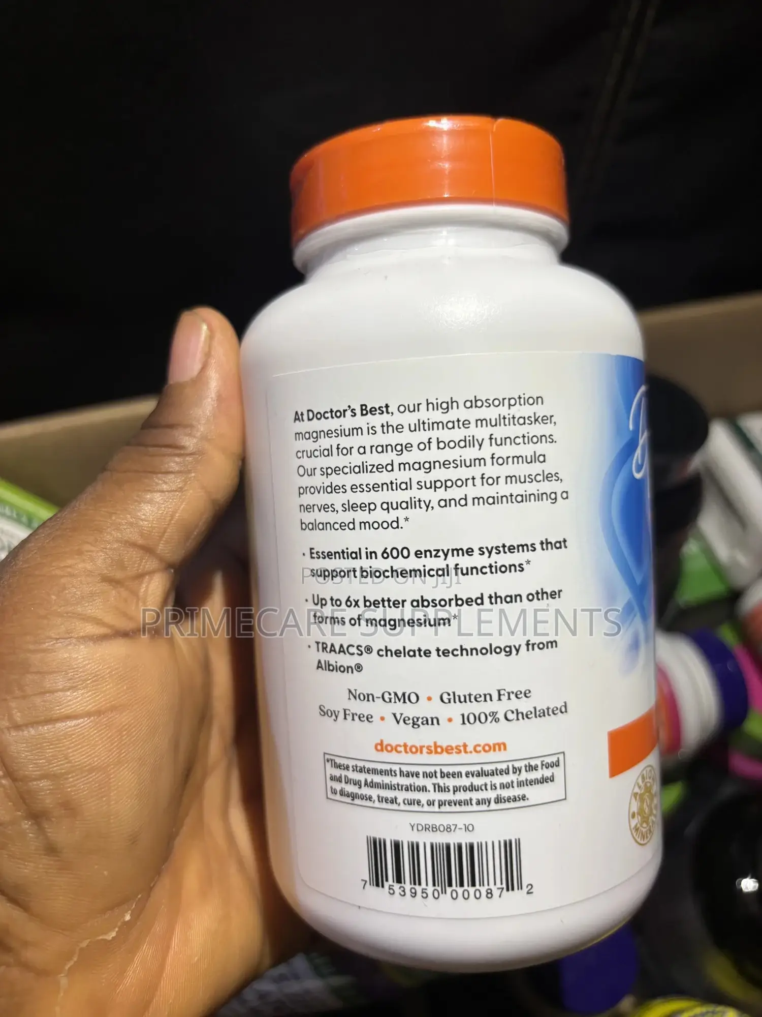 Doctor’S Best Magnesium Lysinate Glycinate 240tablets