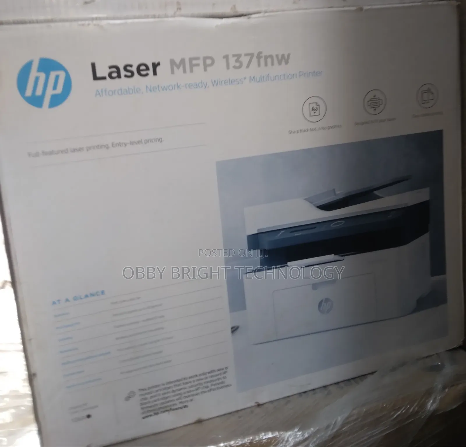 Hp Laserjet Mfp 137fnw Printer