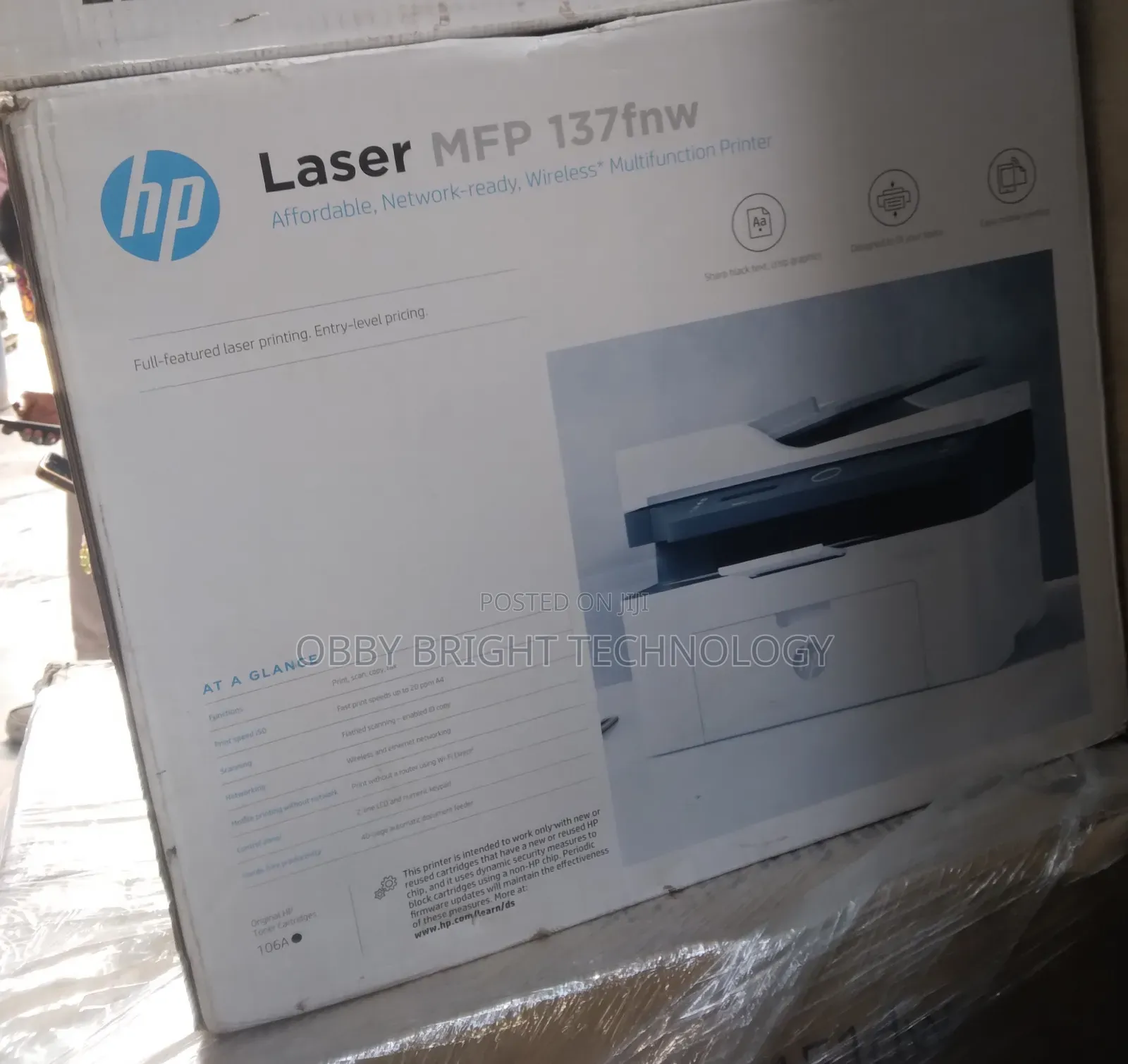 Hp Laserjet Mfp 137fnw Printer